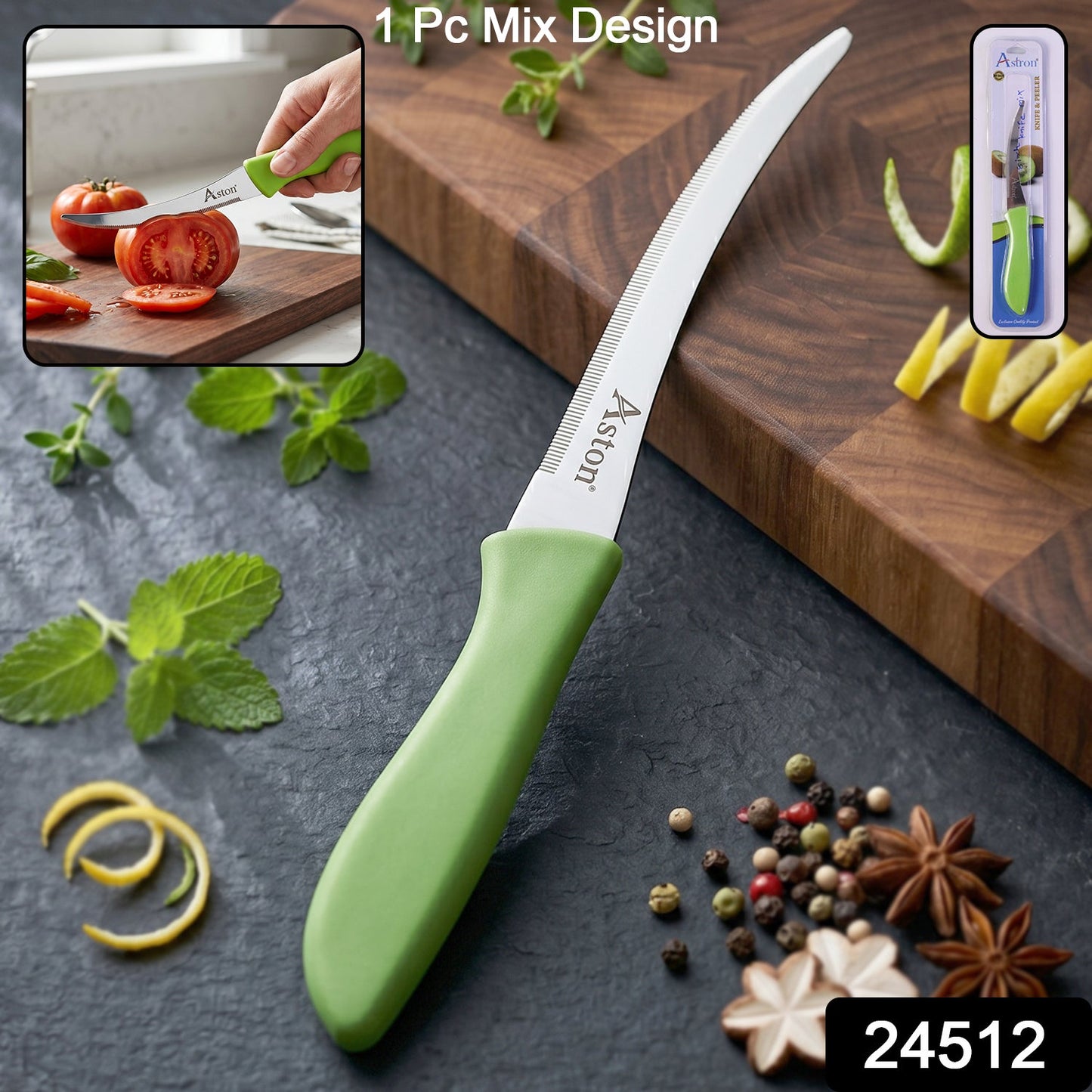 24512 mix design ss kitchen knife sku