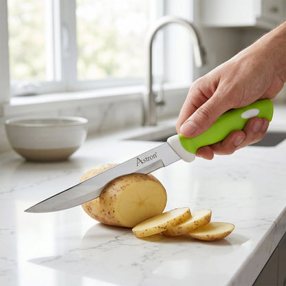 Mix Design SS Kitchen Knife 9 Inch Stainless Steel with Plastic Handle (1 Pc)