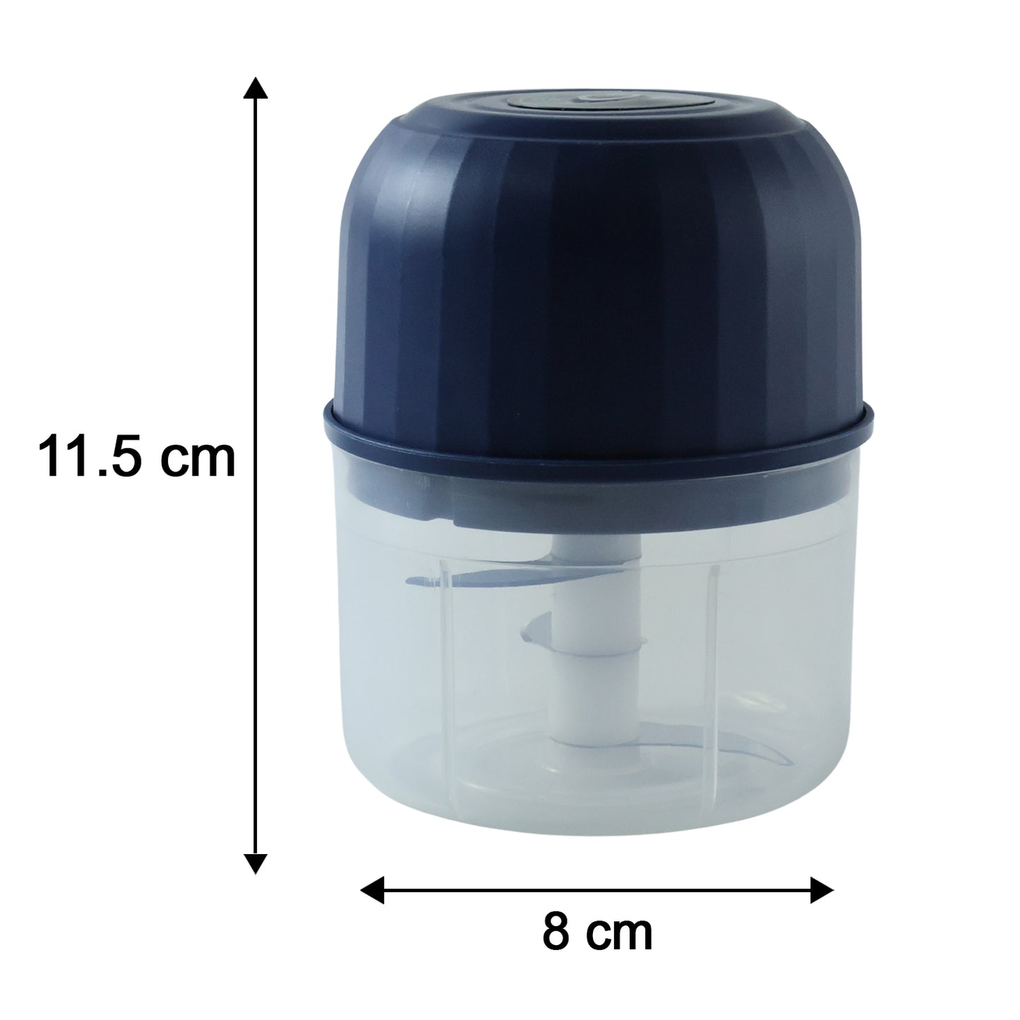 USB Rechargeable Mini Food Chopper with Glass Bowl for Quick Kitchen Prep (1 Pc) - image 6