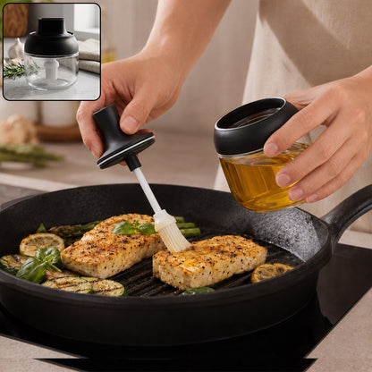 280 ml oil dispenser jar cooking application