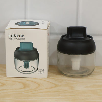 24571 round jar oil dispenser live product and color box photo