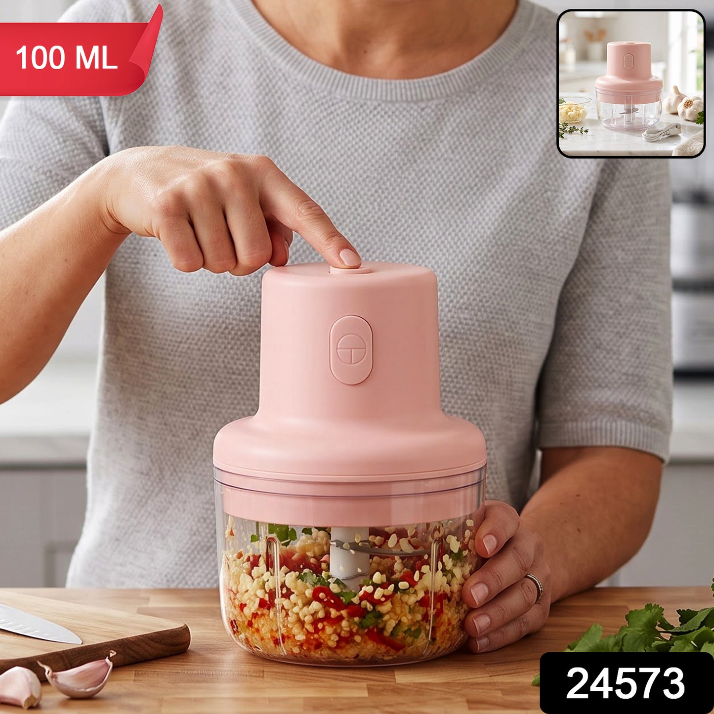 USB garlic chopper SKU 24573