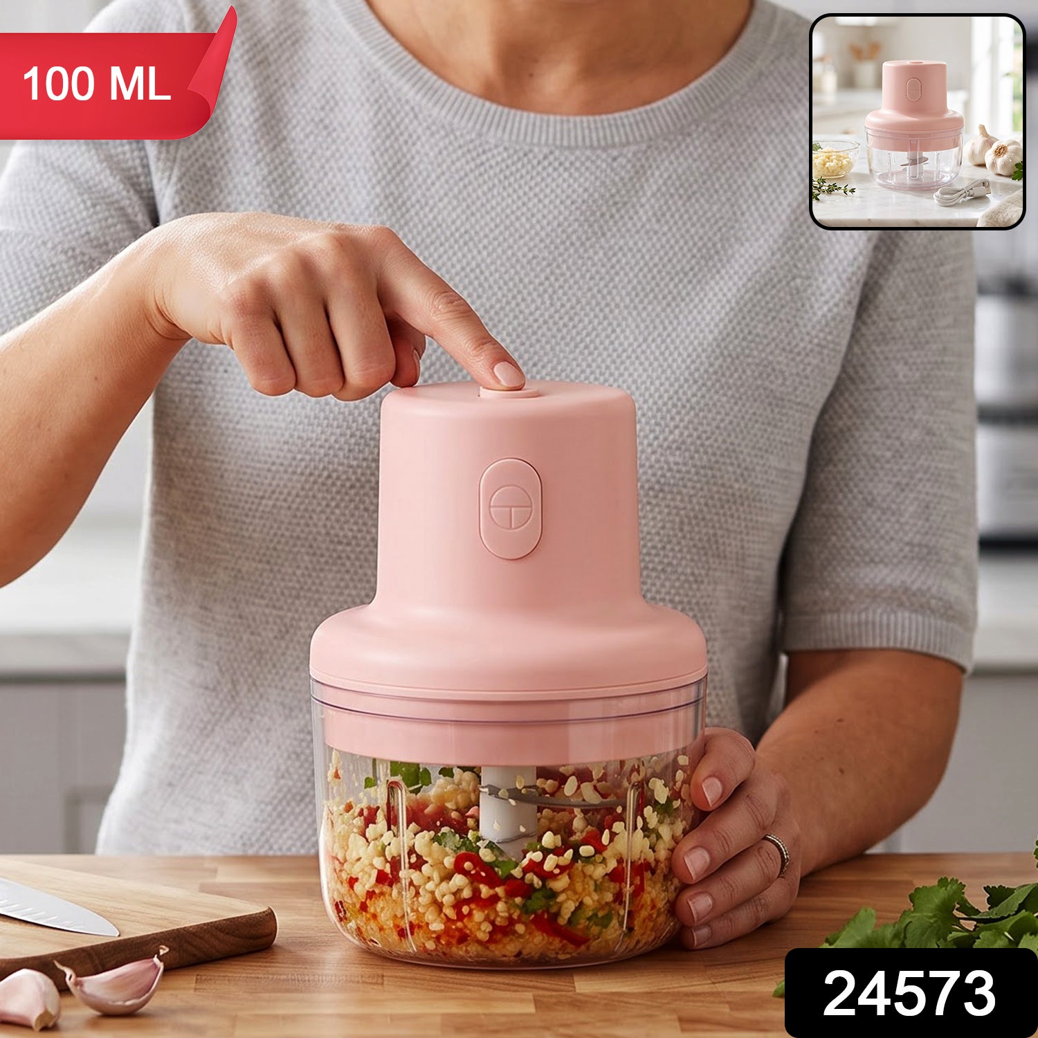 USB garlic chopper SKU 24573