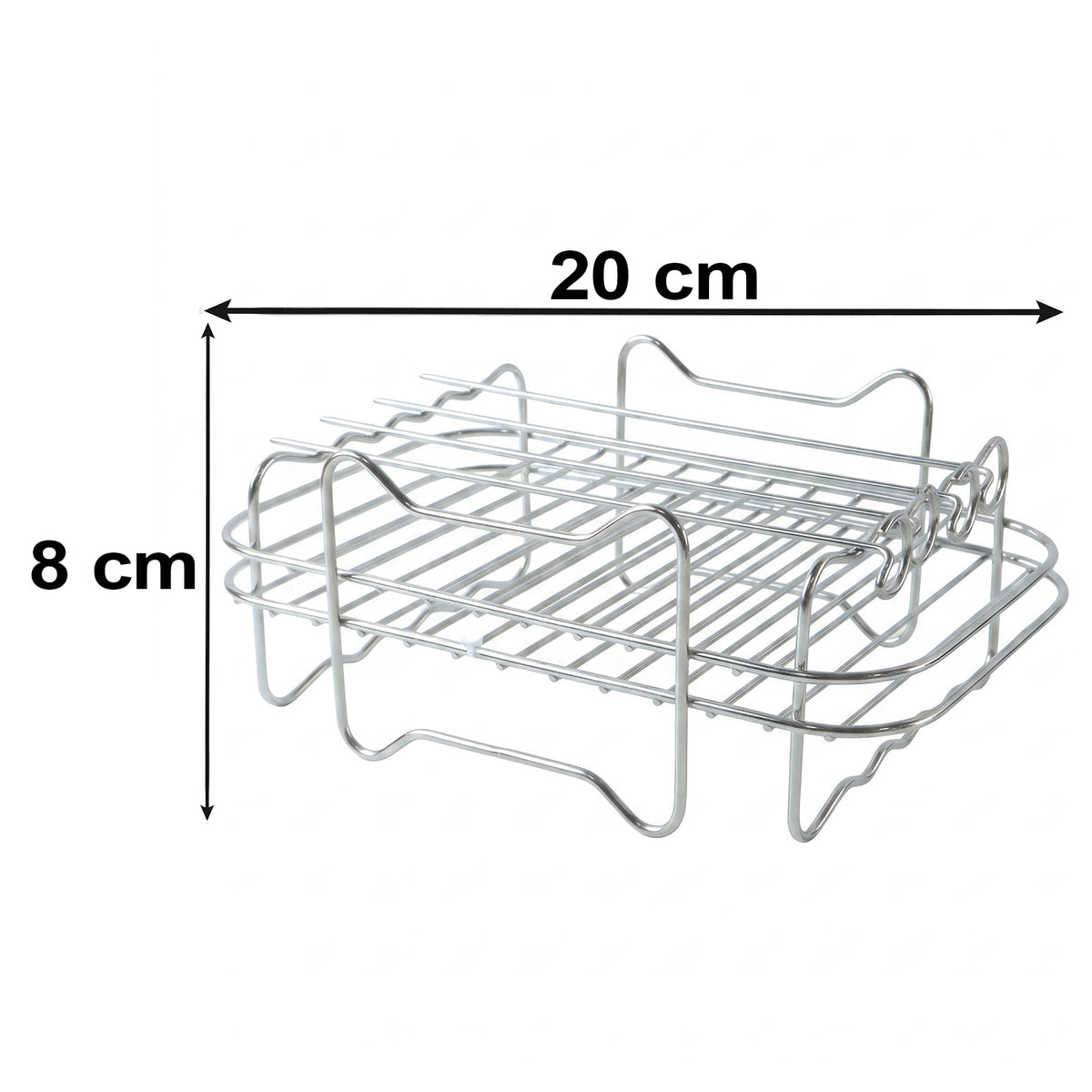 Air fryer cooking rack dimensions