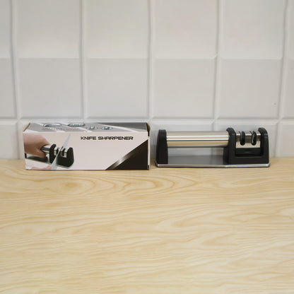 Two stage knife sharpener live boxed photo