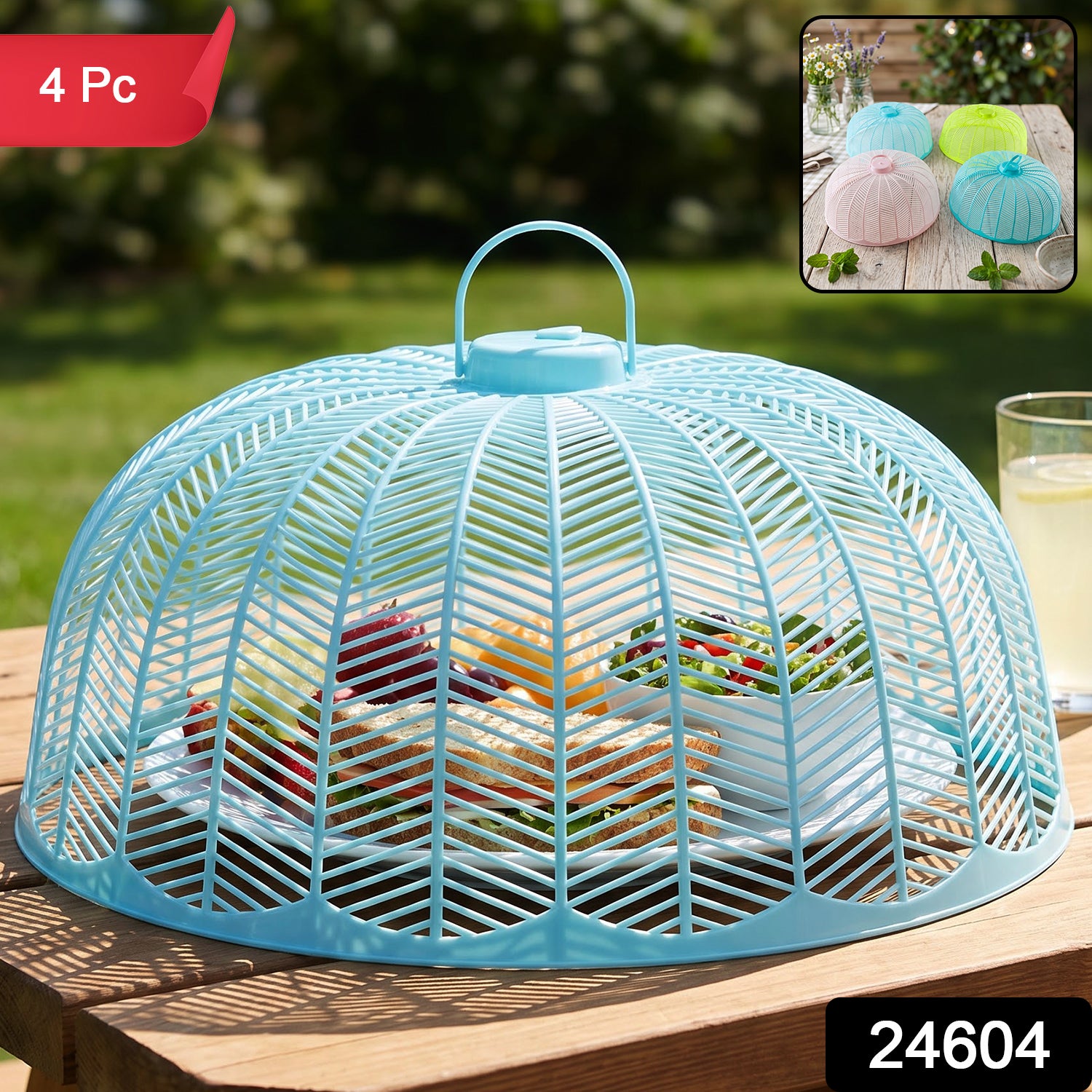Food cover set with SKU code