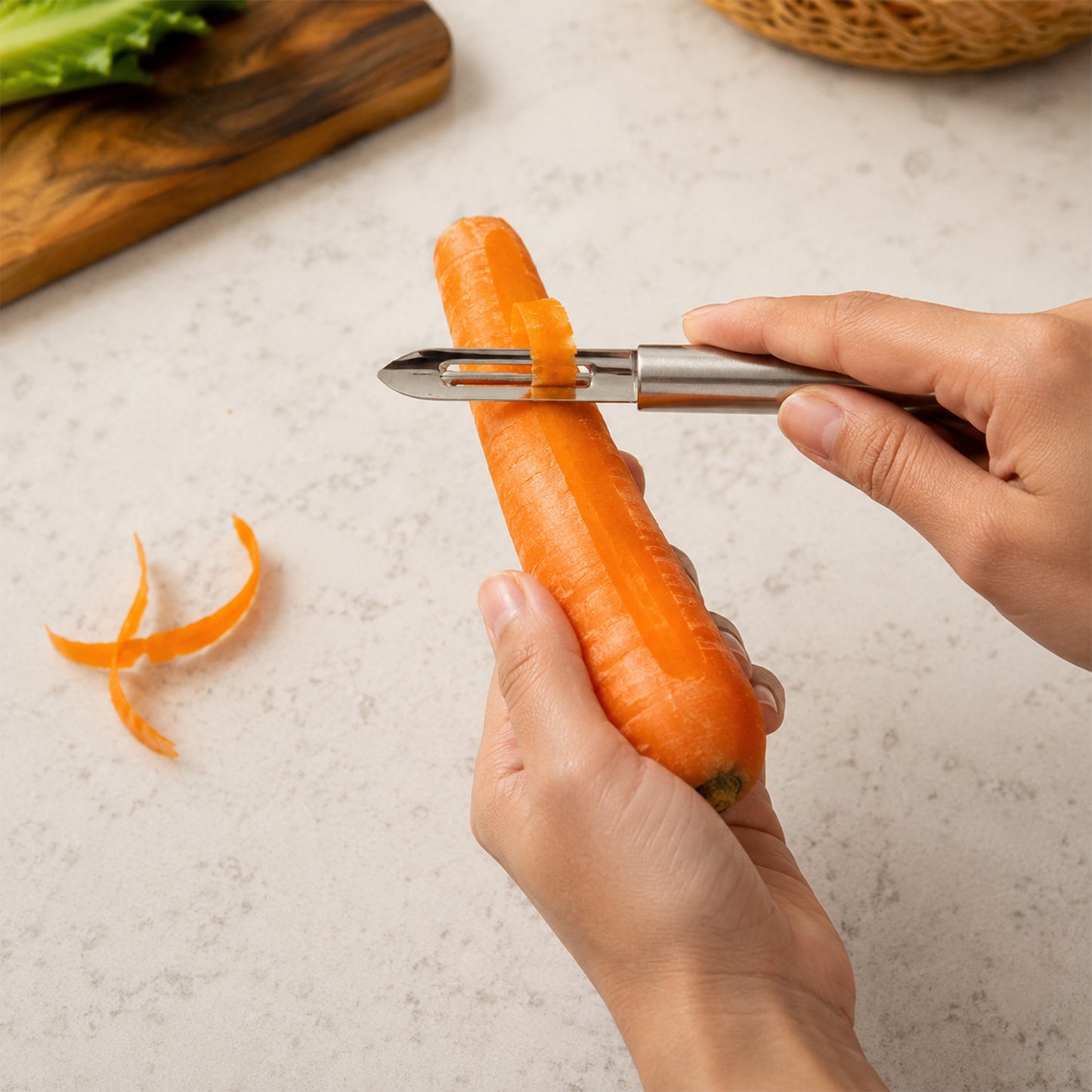 Multipurpose peeler display