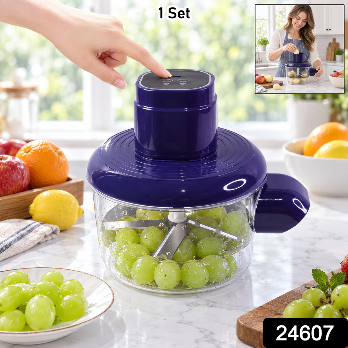 SKU 24607 automatic fruit and vegetable peeler set