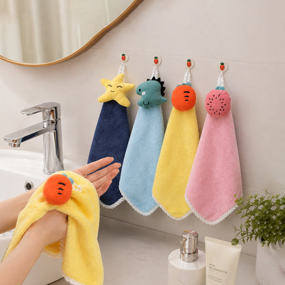 Decorative hanging hand towel - hand drying