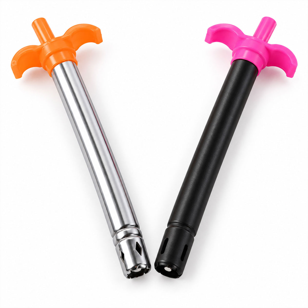Kitchen gas stove lighters with push plungers and metal barrels - view 08
