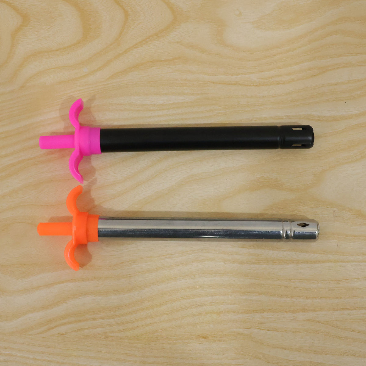 Actual photograph of two kitchen gas stove lighters