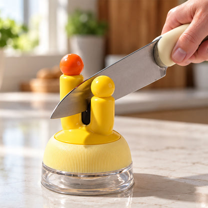Suction cup manual knife sharpener - main use photo