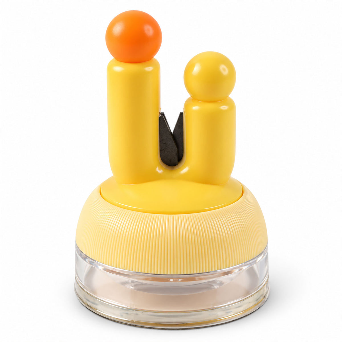 Suction cup manual knife sharpener - white background