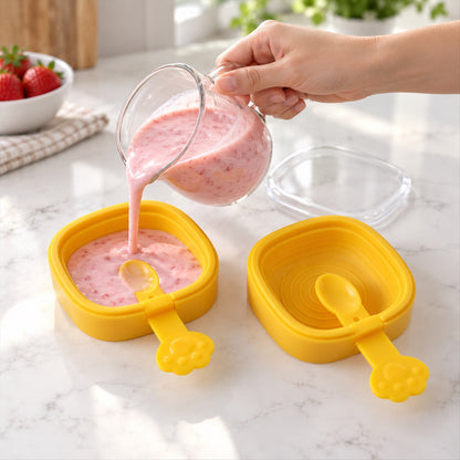 Reusable Square Popsicle Cups