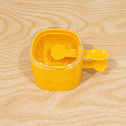 Yellow Square Ice Cream Moulds
