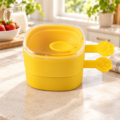 Yellow Square Ice Cream Moulds