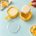 Silicone Square Ice Cream Moulds with Lids and Paw Handles (2 Pc Set)