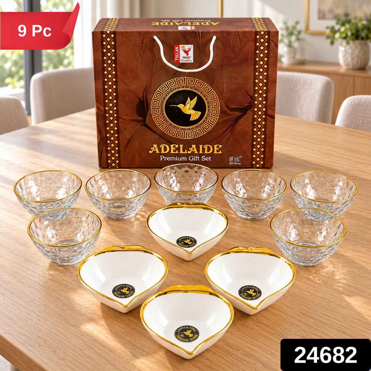 Glass Snack Serving Bowls