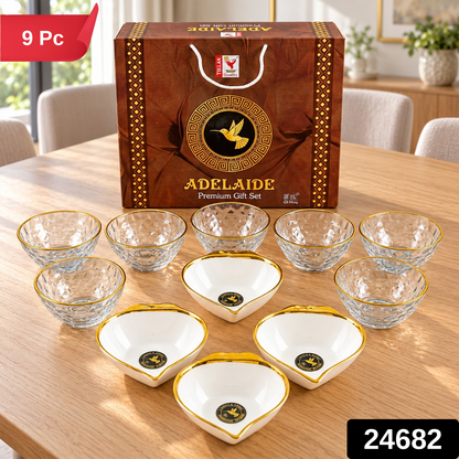 Glass Snack Serving Bowls