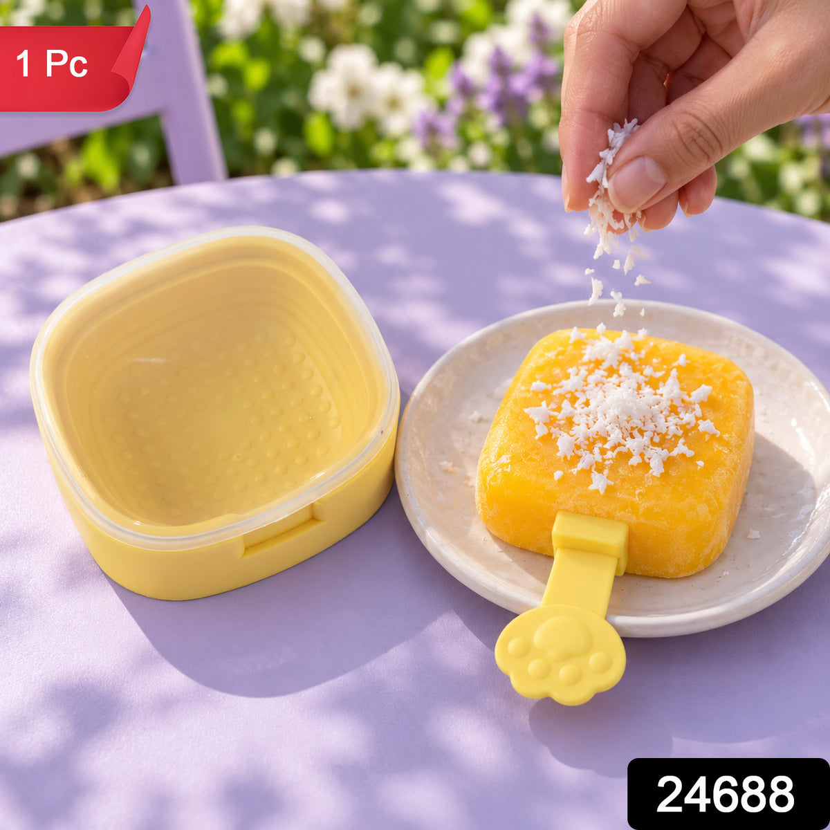 Packaging for square ice cream mould