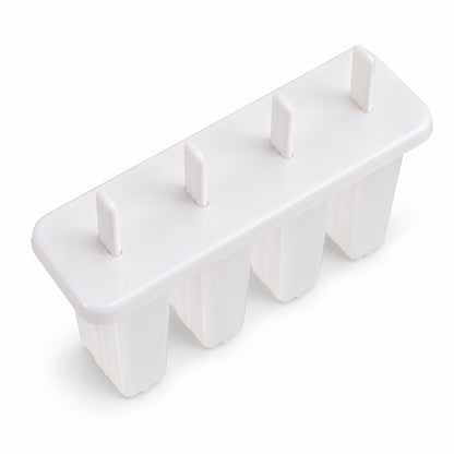Reusable four cavity popsicle mould with lid and removable sticks 04
