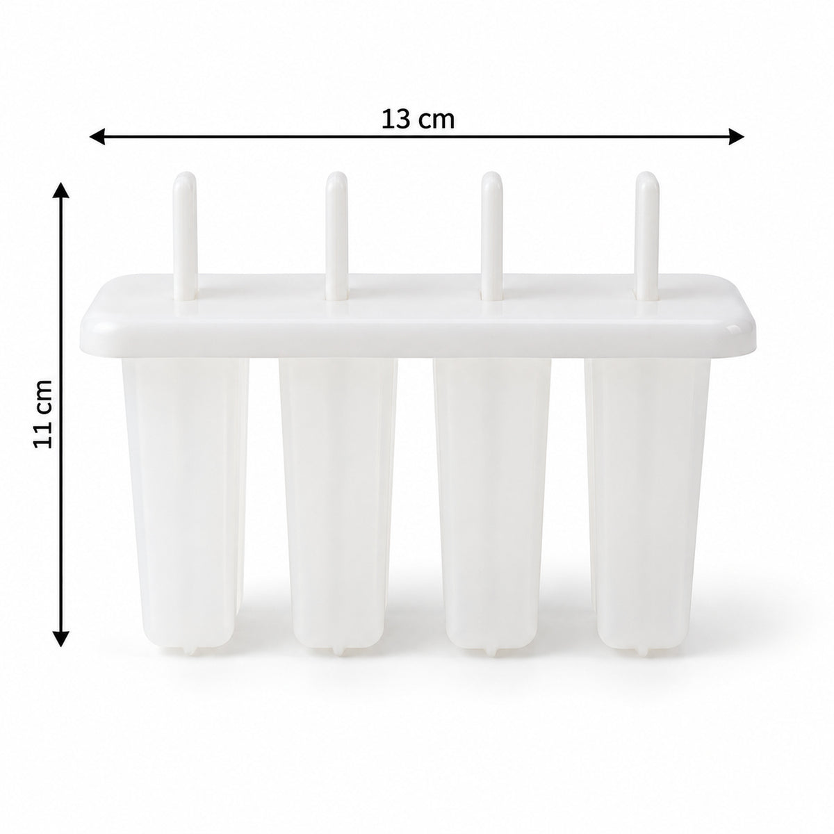 Reusable four cavity popsicle mould with lid and removable sticks 06