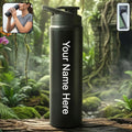 Stainless Steel Sports Water Bottle – Leak-proof & Portable, 900ml