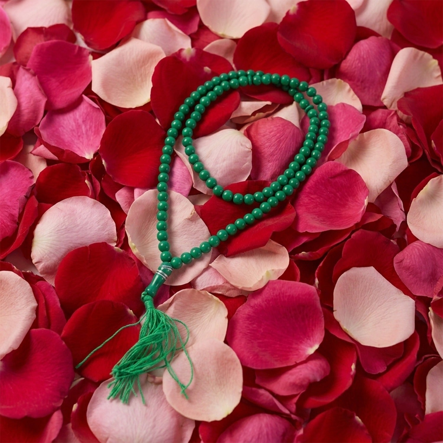99 Beads Jap Mala Prayer Beads Necklace for Meditation Chanting Pooja (1 Pc)