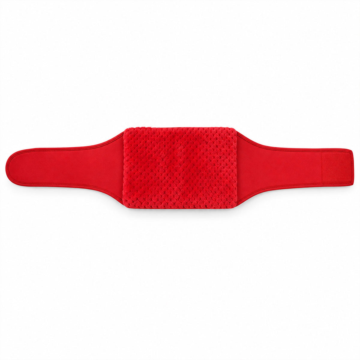 Waist warmer belt on white background