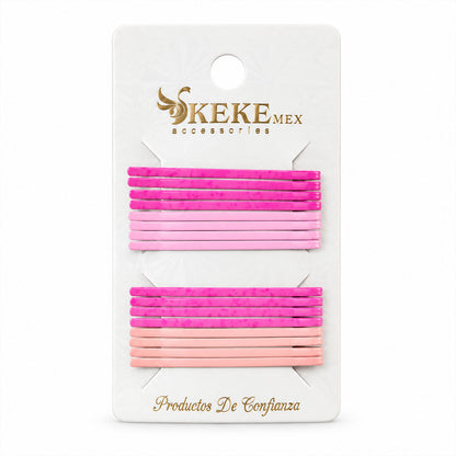 Metal hair pin features and styling - view 08