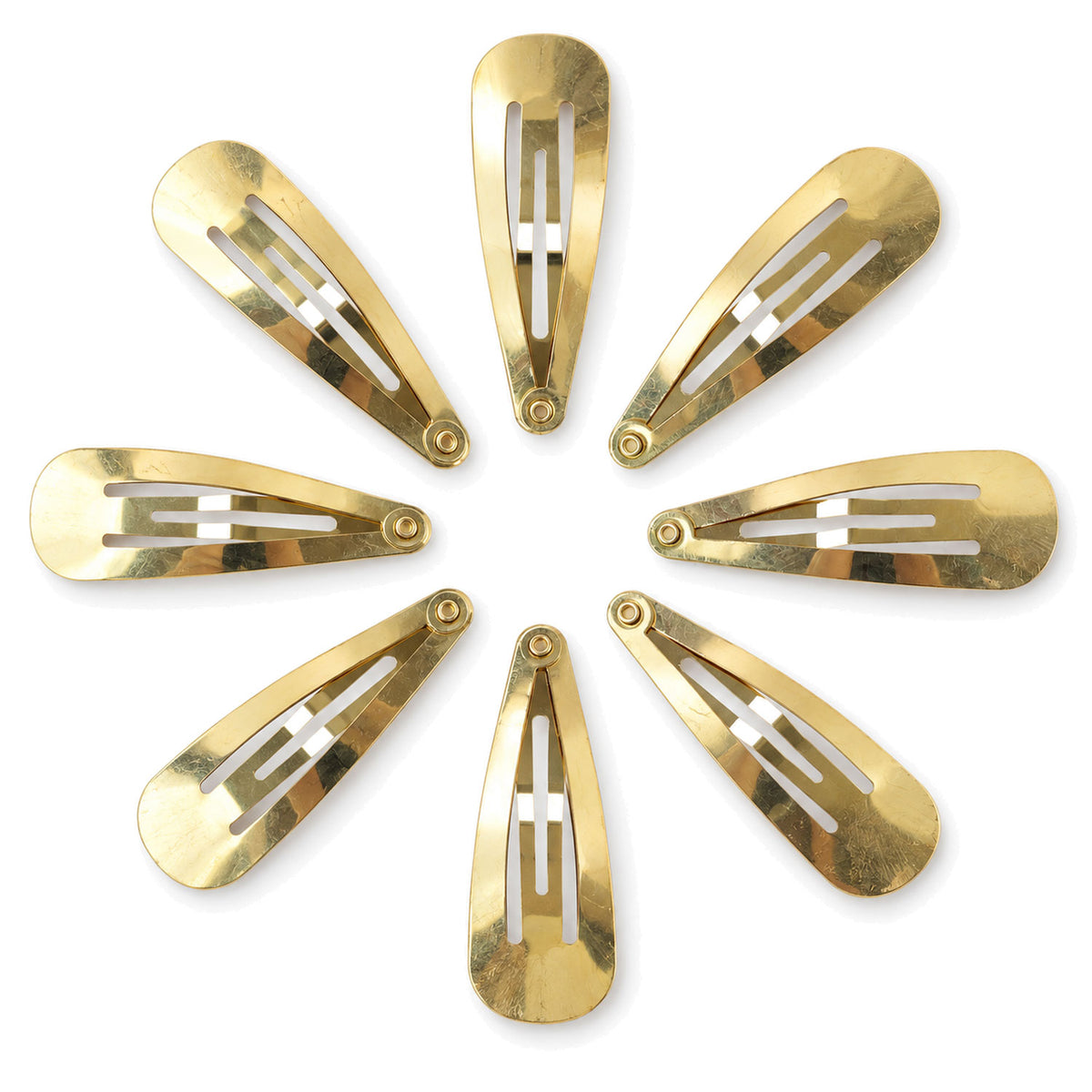 Gold metal hair pins for everyday styling - view 07