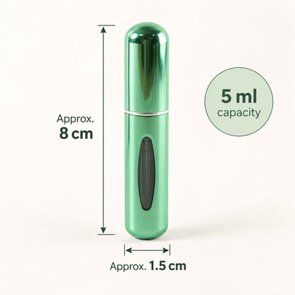 Mini perfume bottle dimension reference