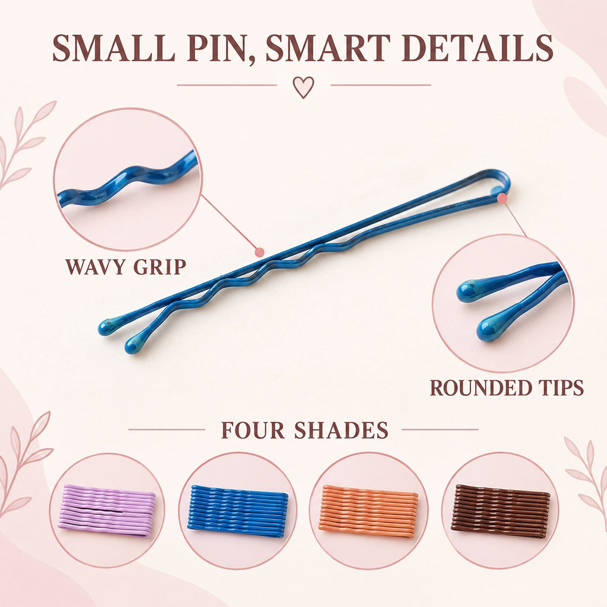 24825 48 Pc metal hair pins