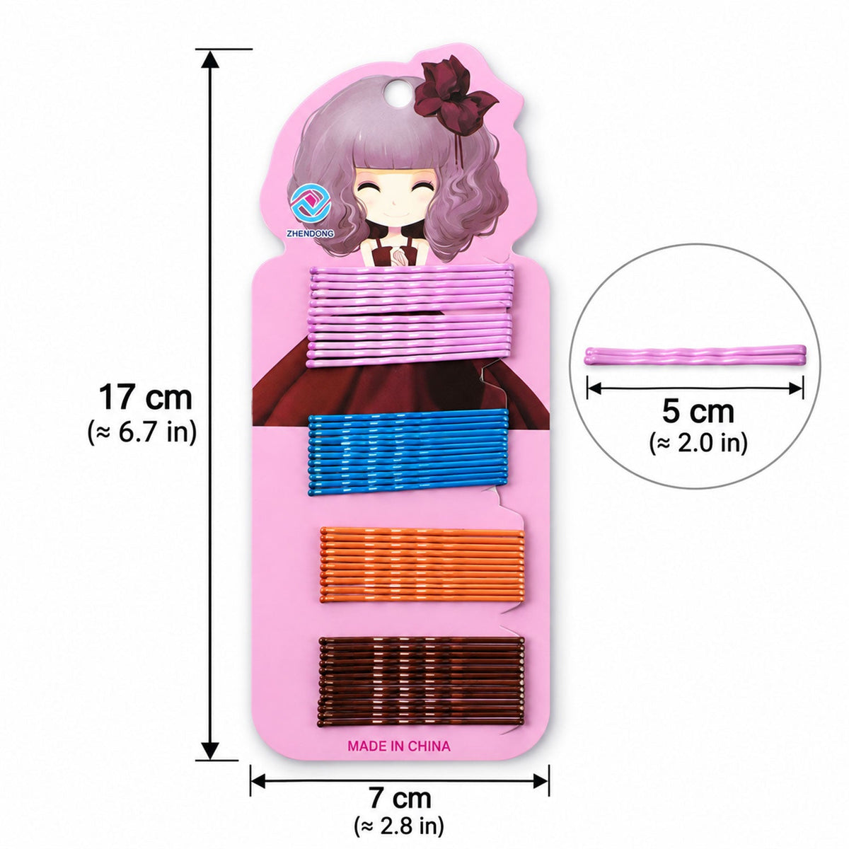 24825 48 Pc metal hair pins