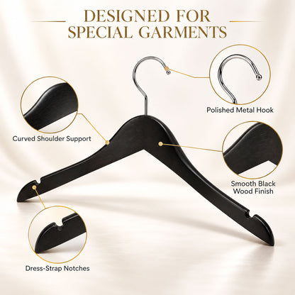 Clothes hangers with metal hooks - product view 04