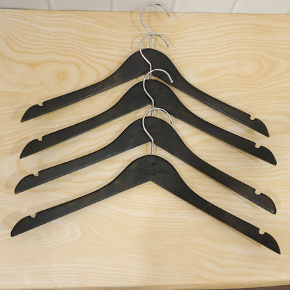 Clothes hangers with metal hooks - actual product