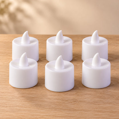 Green flameless LED tealights - product view 03