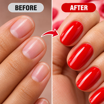 Red glossy nail polish, 10 ML, product view 7
