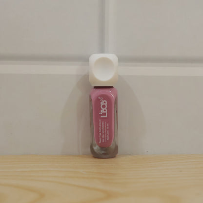 Rose Pink glossy nail polish, 10 ML, actual product photo