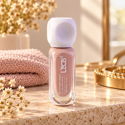 Nude Pink glossy nail polish, 10 ML, product detail view 7