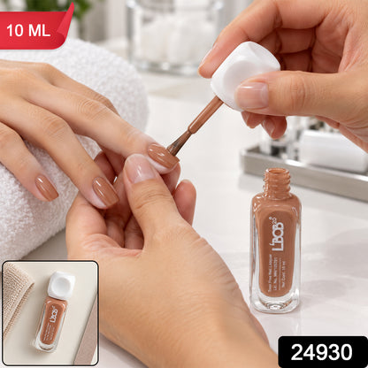 Nude Brown glossy nail polish, 10 ML, supplied SKU photo