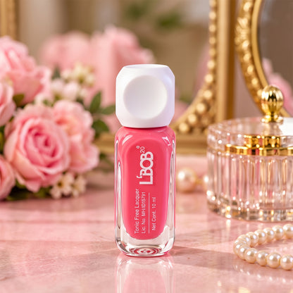 Bright Pink glossy nail polish, 10 ML, product view 1