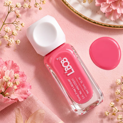 Bright Pink glossy nail polish, 10 ML, product view 8