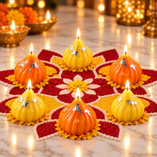 Modak Shape Wax Candles