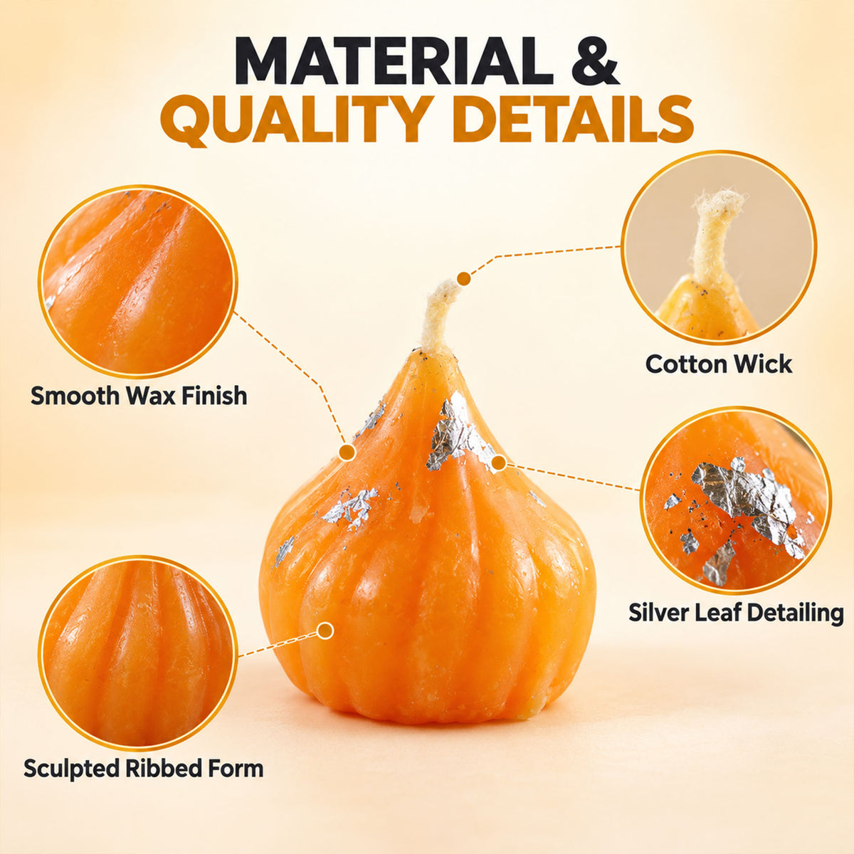 Fluted Sweet Shape Candles