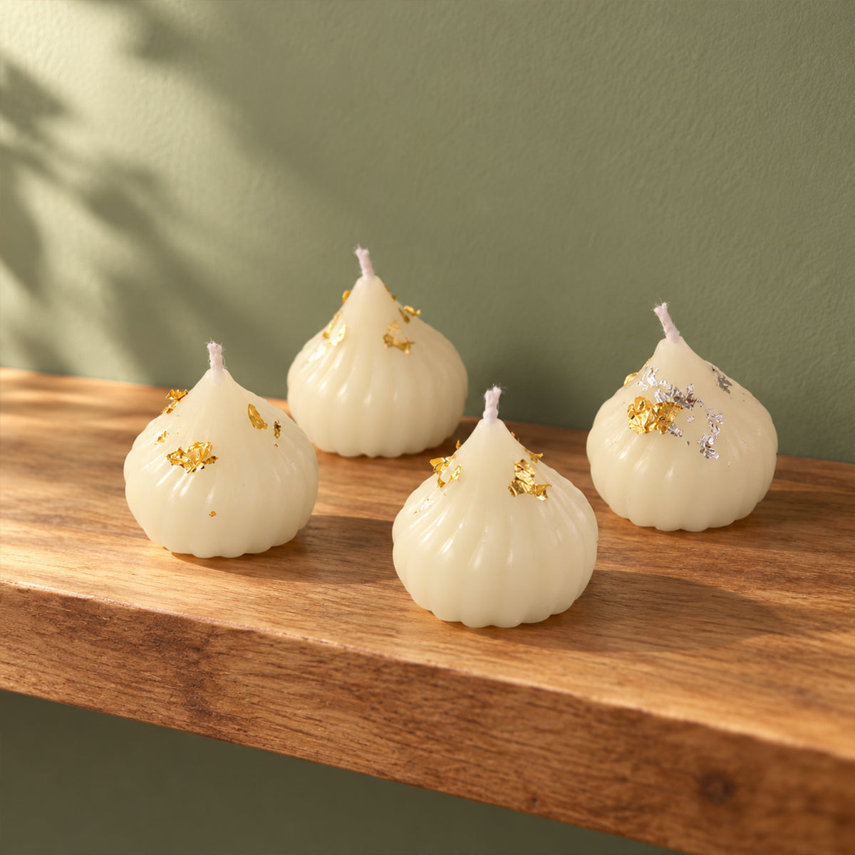 Modak shape decorative wax candles 02