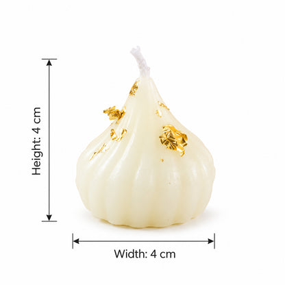 Modak shape decorative wax candles 07