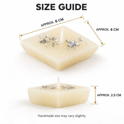 Barfi design diamond shape decorative wax candles 05.jpg