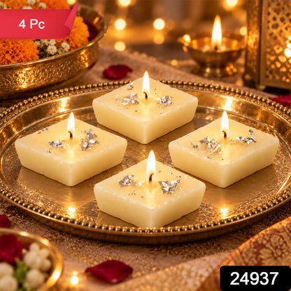 Barfi design diamond shape decorative wax candles 24937.jpg
