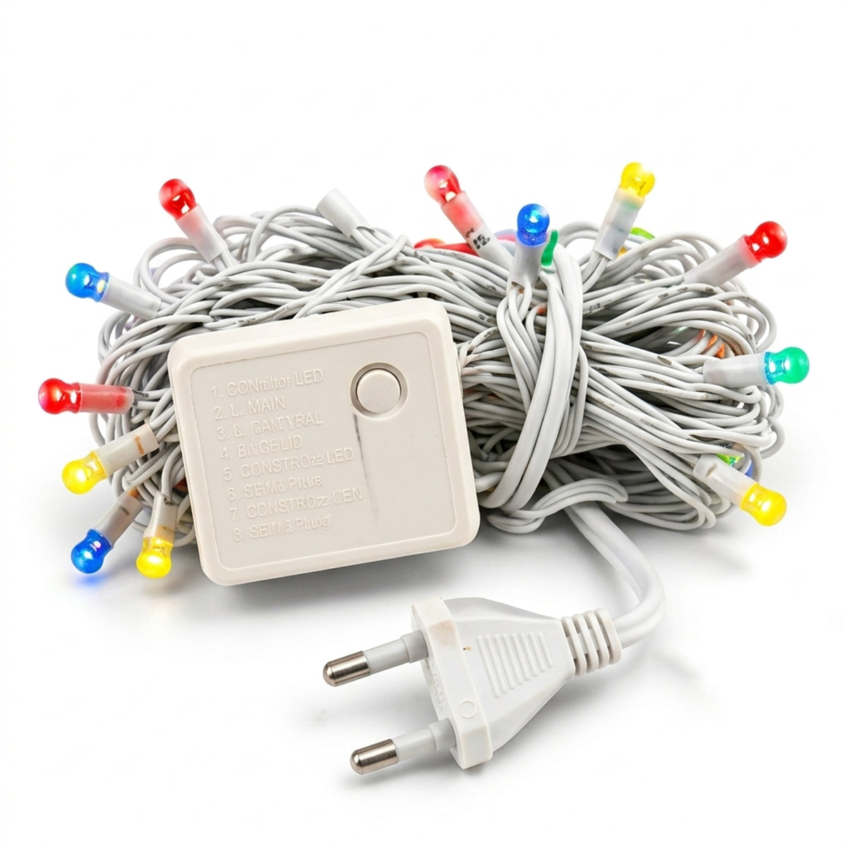 Multicolor LED string light Series with eight mode controller 04